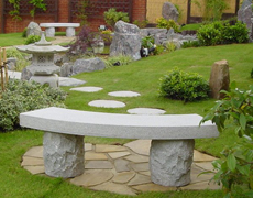 Japanese Granite Benches